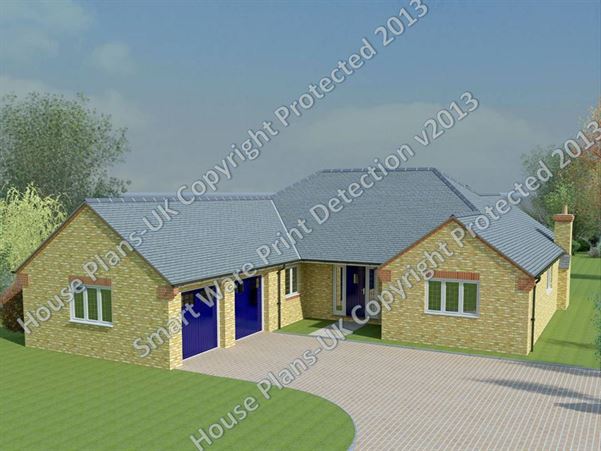 Design no 115 Bungalow 3 Bed – Building regs approval