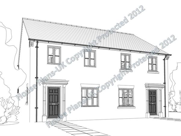 Design no 132 2 Bed End Terraced – Building regs approval