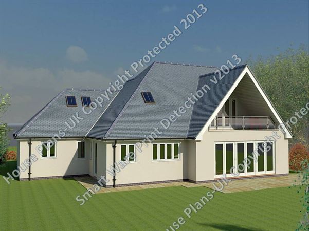 Design no 135 4 Bed Dormer Bungalow - House Plan UK: Architectural ...