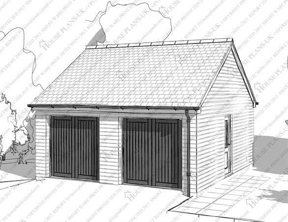 Garage 17 Double With 2 Doors Timber Frame – Pre-planning, planning approval and Building regs