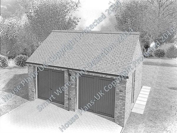 Garage 14 Double With 2 Doors 30m sq – Pre-planning, planning approval and Building regs